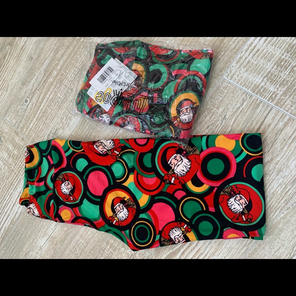 Brand new OS Lularoe Christmas leggings